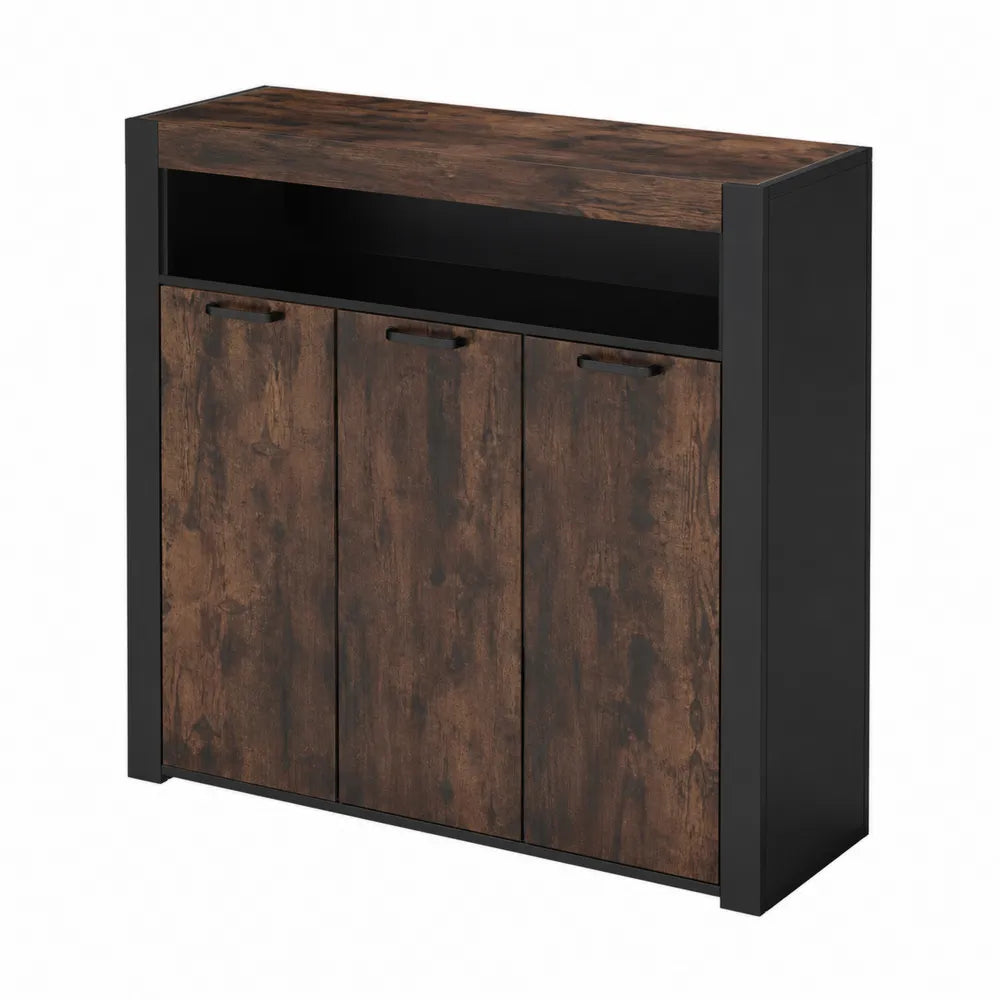 Credenza in legno composito con 3 ante